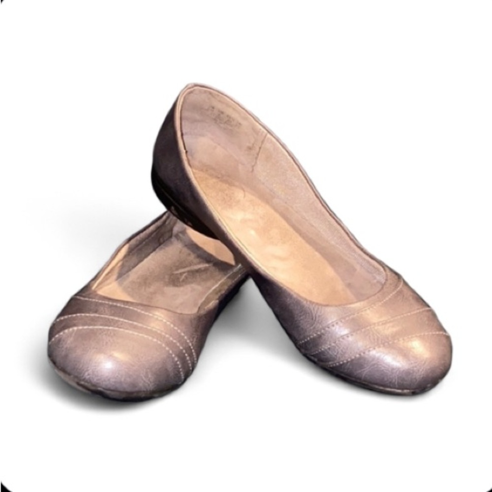 Life Stride Gray Ballet Flat - Size 8
